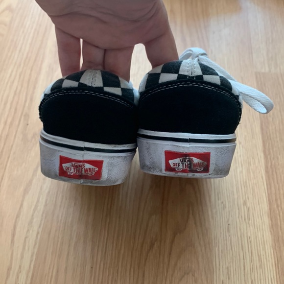 Unique black and white checkered vans - Picture 3 of 5